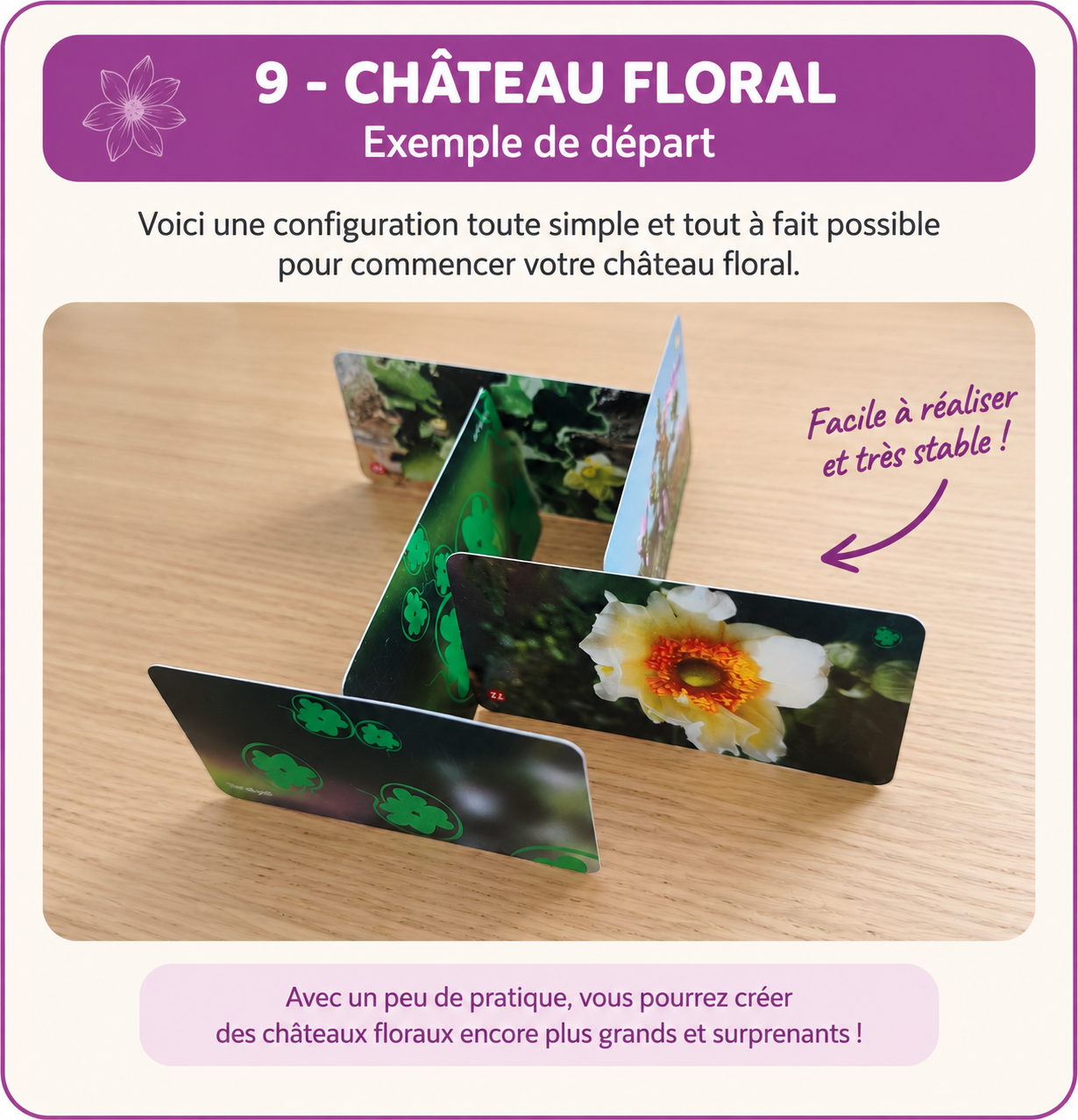 Exemple simple et stable de Château floral